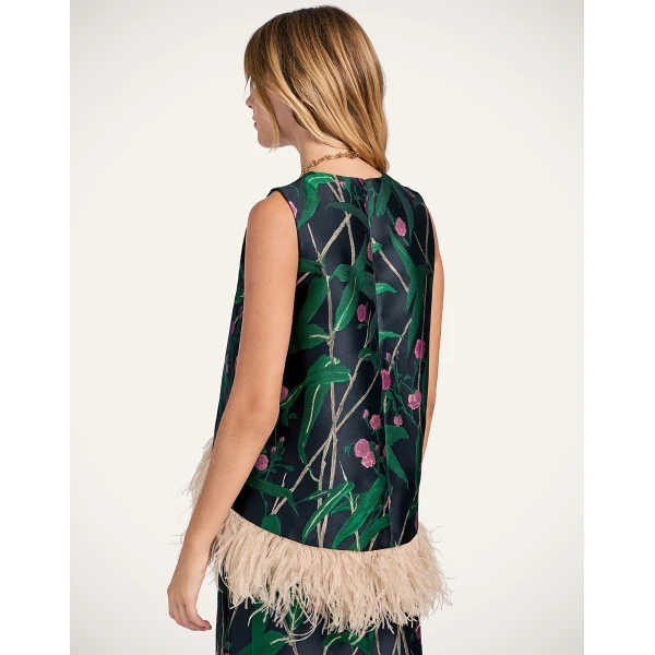La DoubleJ La Scala Top in Bamboo Black, view 3