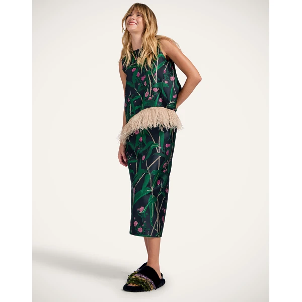 La DoubleJ La Scala Top in Bamboo Black, view 5