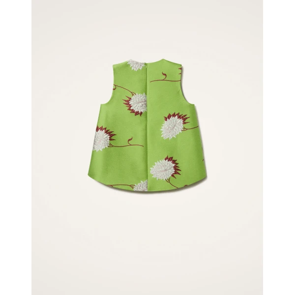 La DoubleJ La Scala Top in Derby Lime at Luxury Shoes 