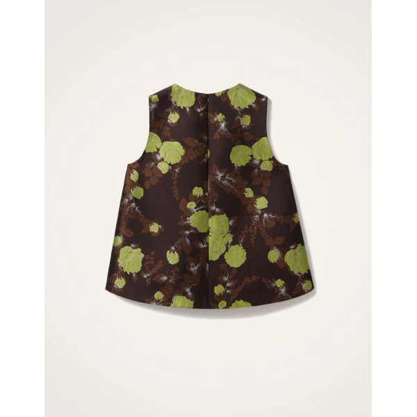 La DoubleJ La Scala Top in Devon Brown at Luxury Shoes 