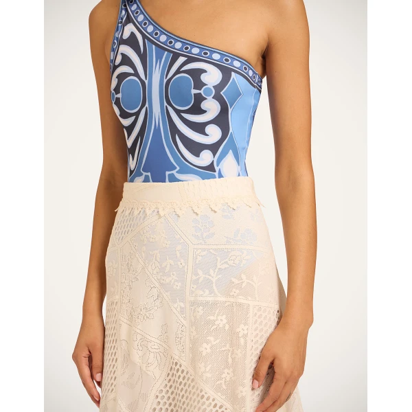 La DoubleJ Lacey Lungomare Skirt in Ivory, view 5