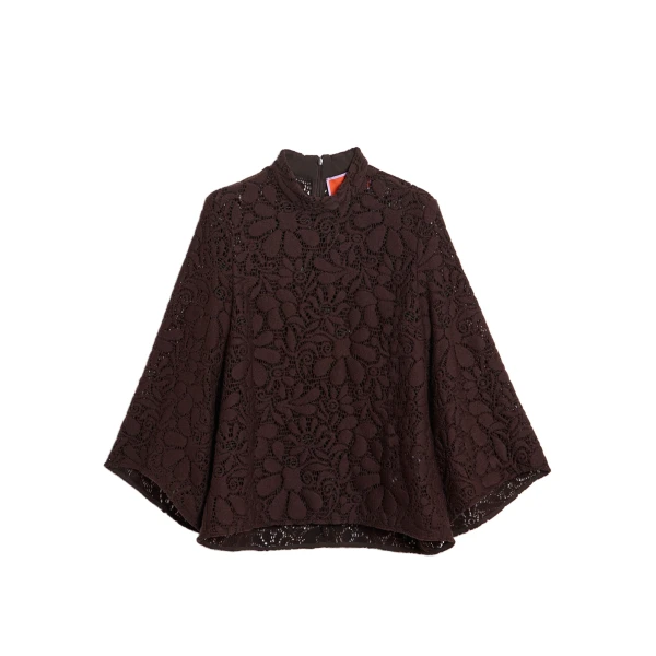 Lacey Make An Exit Top in Chocolate