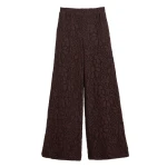 La DoubleJ Lacey Palazzo Pants in Chocolate at Luxury Shoes 