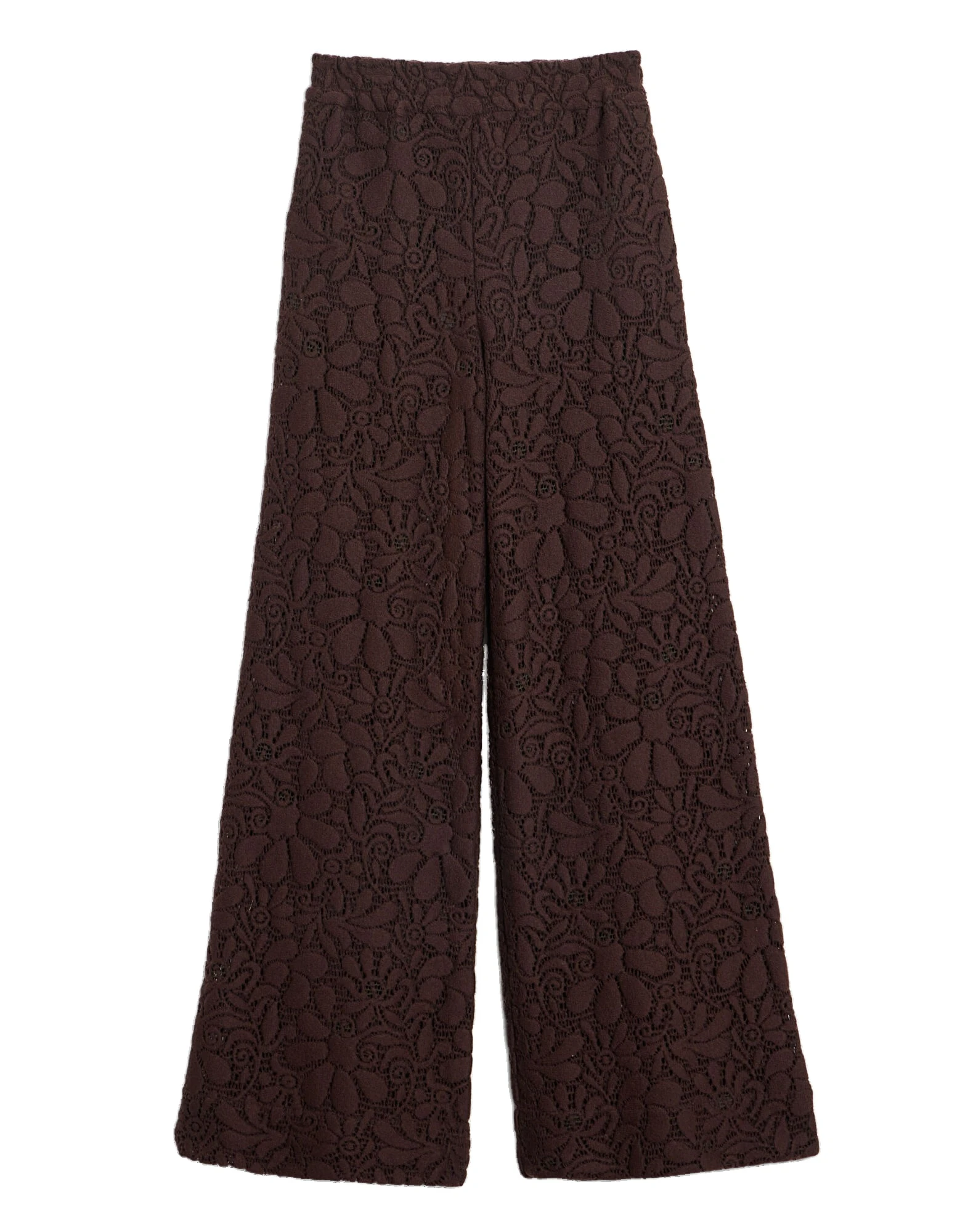La DoubleJ Lacey Palazzo Pants in Chocolate at Luxury Shoes La DoubleJ Lacey Palazzo Pants in Chocolate at Luxury Shoes