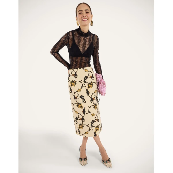 La DoubleJ Lacey Turtleneck in Black at Luxury Shoes 