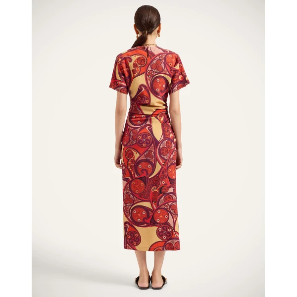 La DoubleJ Lela Dress in Alchemy Red, view 3