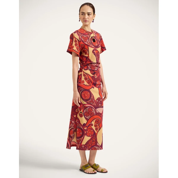 La DoubleJ Lela Dress in Alchemy Red, view 4