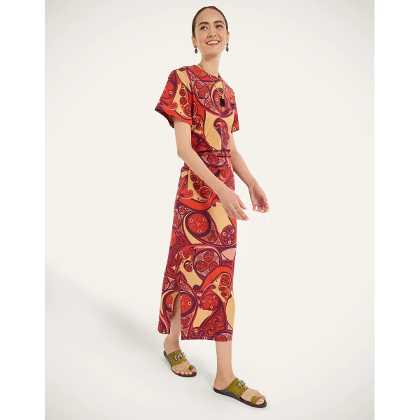 La DoubleJ Lela Dress in Alchemy Red, view 6
