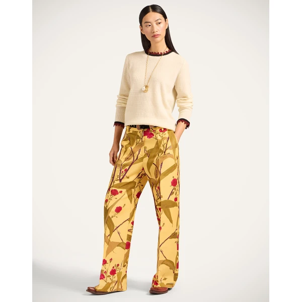 La DoubleJ Let Loose Pants in Bamboo Yellow, view 2
