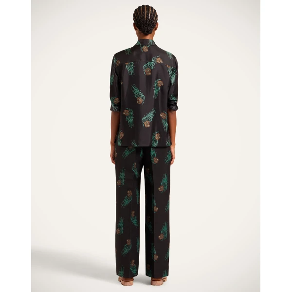La DoubleJ Let Loose Pants in Lemuria Black, view 3