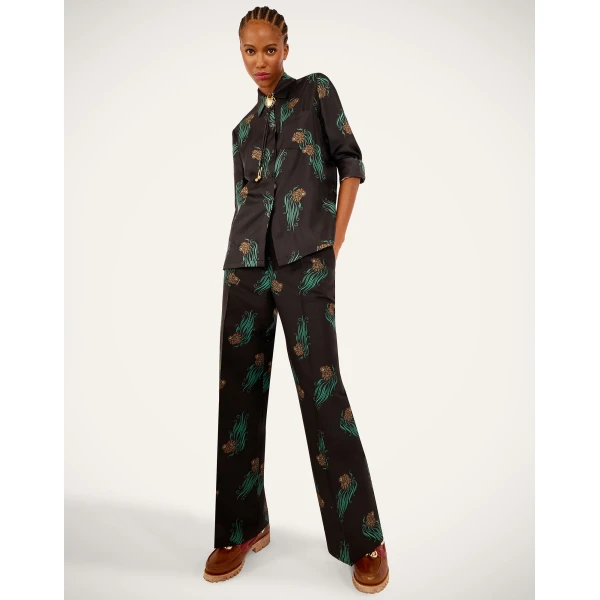 La DoubleJ Let Loose Pants in Lemuria Black, view 4
