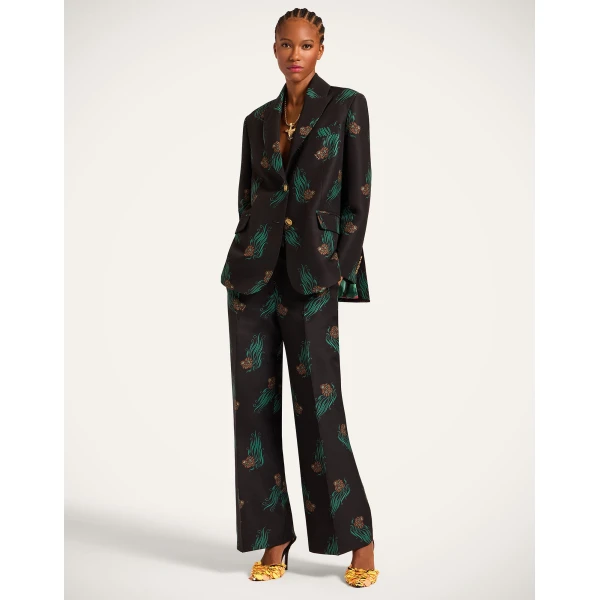 La DoubleJ Let Loose Pants in Lemuria Black, view 5