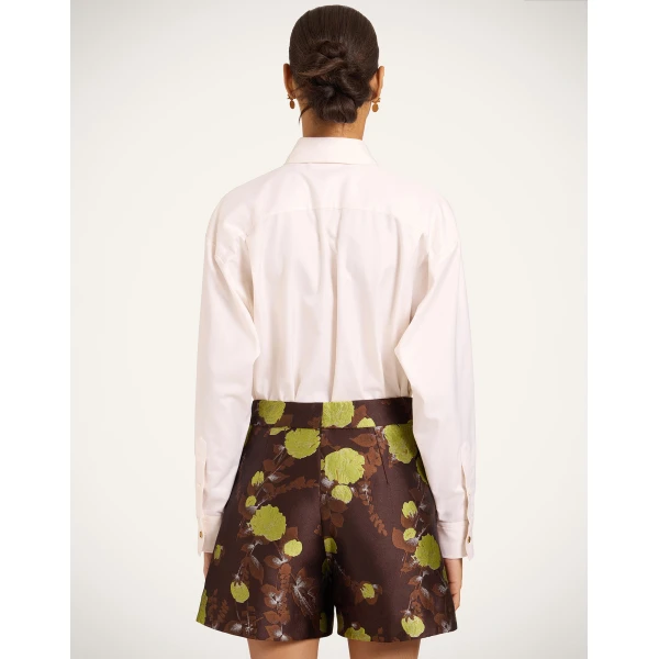 La DoubleJ Long Sleeves Club Shirt in Ecru at Luxury Shoes 