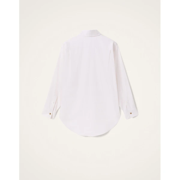 La DoubleJ Long Sleeves Club Shirt in Ecru at Luxury Shoes 