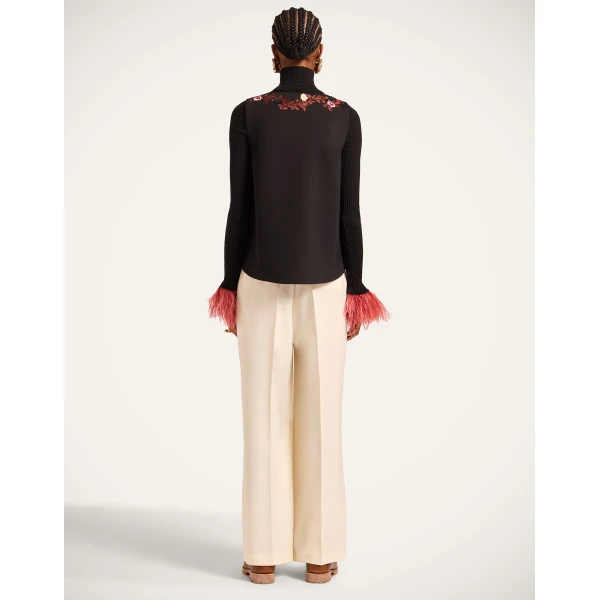 La DoubleJ Loose Pants in Ecru at Luxury Shoes 