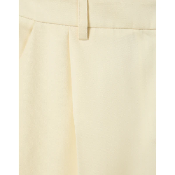La DoubleJ Loose Pants in Ecru at Luxury Shoes 