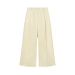 La DoubleJ Loose Pants in Ecru at Luxury Shoes 