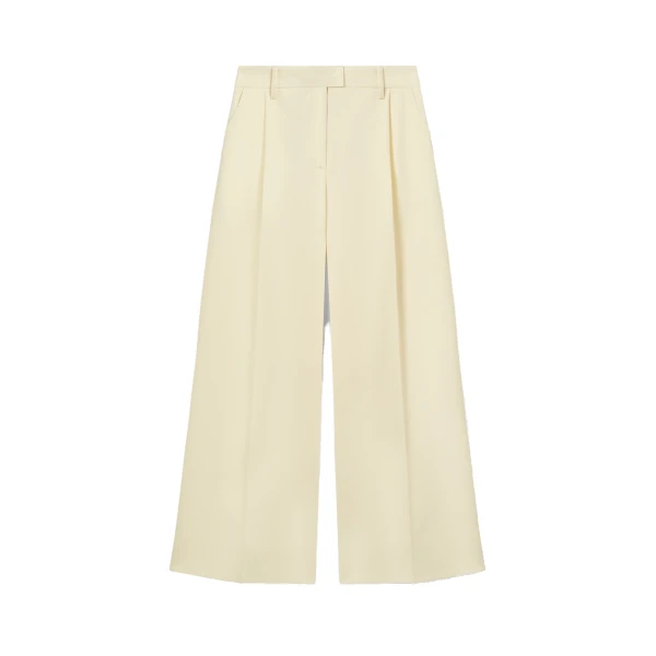 La DoubleJ Loose Pants in Ecru at Luxury Shoes 