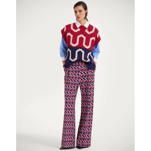 La DoubleJ Loose Pants in Melty Blue, view 2