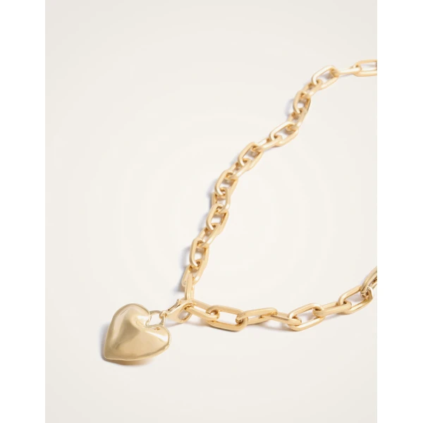 La DoubleJ Love Charm in 24K Gold Plate, view 4