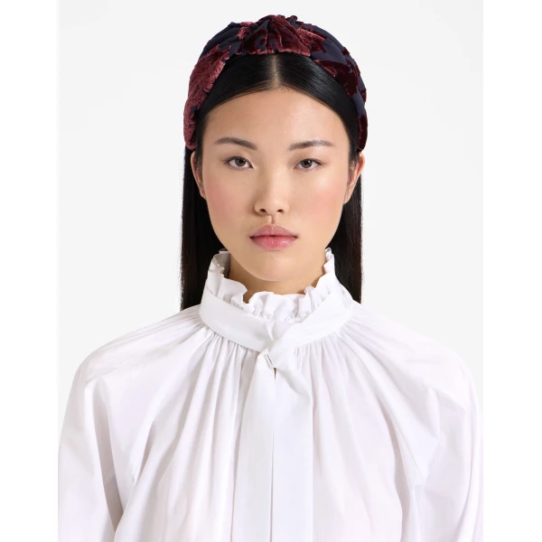 La DoubleJ Love Knot Headband in Cherubs Blue at Luxury Shoes 