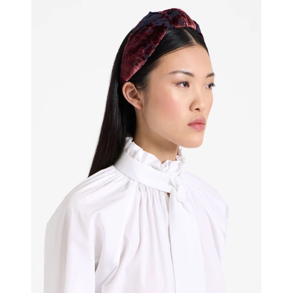 La DoubleJ Love Knot Headband in Cherubs Blue at Luxury Shoes 
