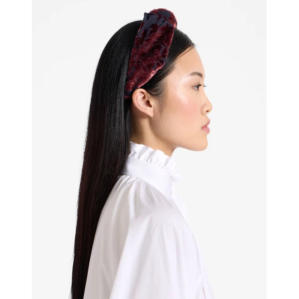 La DoubleJ Love Knot Headband in Cherubs Blue at Luxury Shoes 