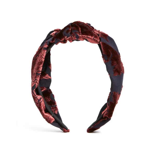 La DoubleJ Love Knot Headband in Cherubs Blue at Luxury Shoes 