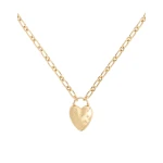 La DoubleJ Love Star Necklace in 24K Gold Plate & Swarovski Crystals at Luxury Shoes 