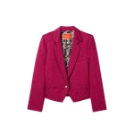 La DoubleJ Luckycharm Jacket in Animalier Raspberry at Luxury Shoes 