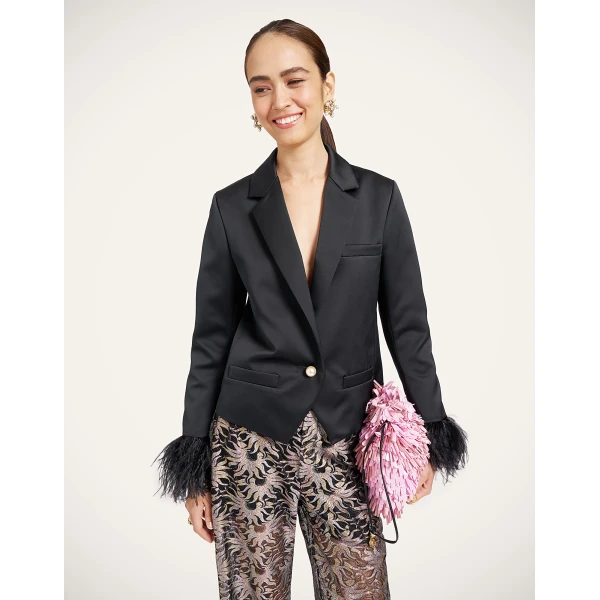 La DoubleJ Luckycharm Jacket in Black at Luxury Shoes 