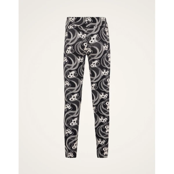 La DoubleJ Magica Leggings in Aperol Black & White, view 6