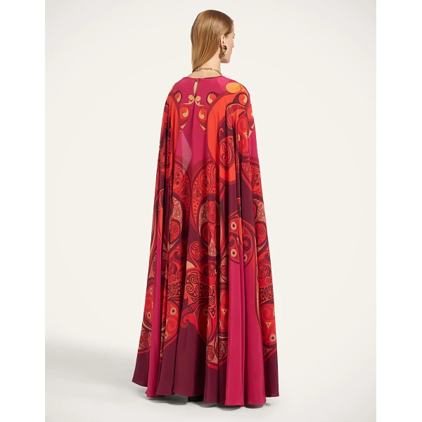 La DoubleJ Make An Entrance Dress in Alchemy Dark Red at Luxury Shoes 