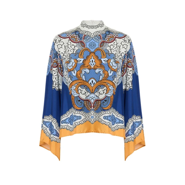 La DoubleJ Make An Exit Top in Portal Light Blue
