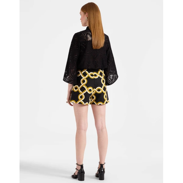 La DoubleJ Margarita Shorts in Tackle Black, view 3