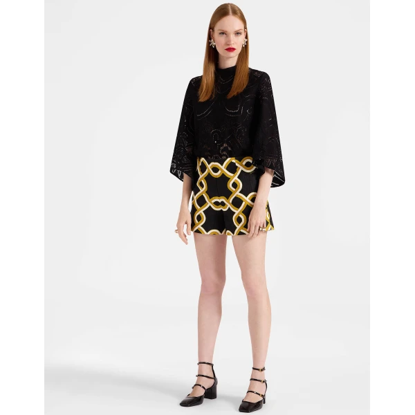 La DoubleJ Margarita Shorts in Tackle Black, view 4
