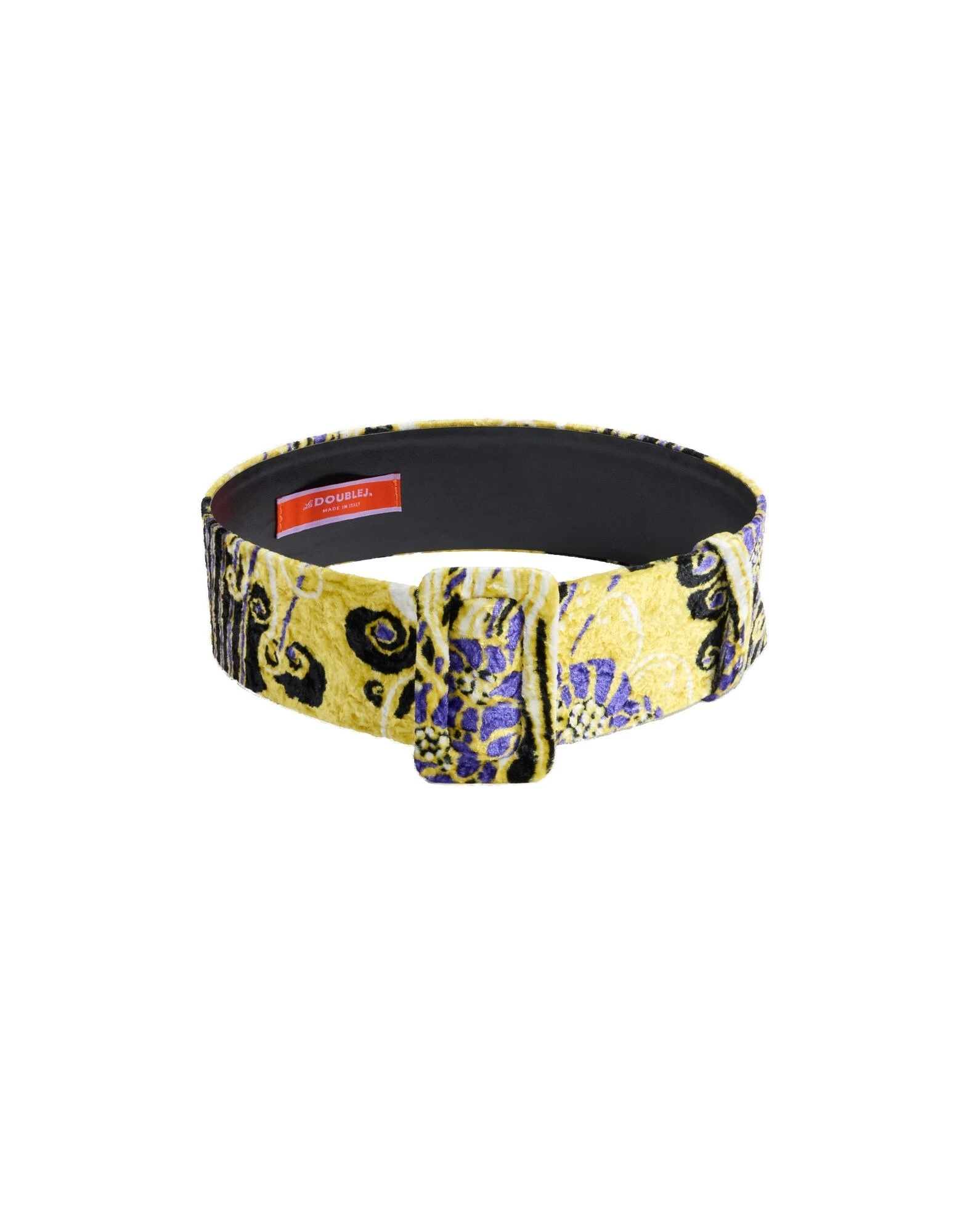 La DoubleJ Medium Belt in Atlantis Yellow at Luxury Shoes La DoubleJ Medium Belt in Atlantis Yellow at Luxury Shoes