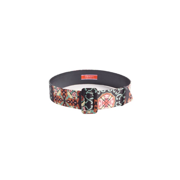 La DoubleJ Medium Belt in Ballata Black at Luxury Shoes 