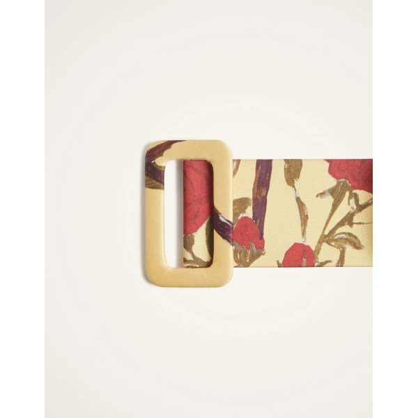 La DoubleJ Medium Belt in Bamboo Yellow at Luxury Shoes 