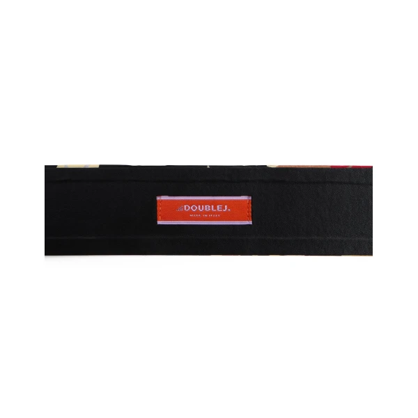 La DoubleJ Medium Belt in Lark Black at Luxury Shoes 