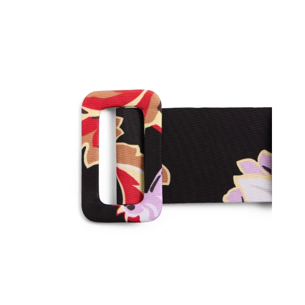 La DoubleJ Medium Belt in Lark Black at Luxury Shoes 