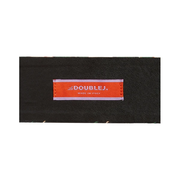 La DoubleJ Medium Belt in Mayfair Black at Luxury Shoes 