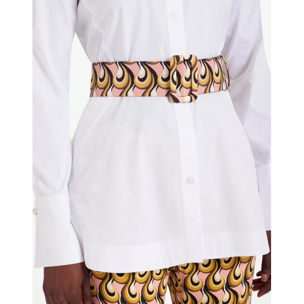 La DoubleJ Medium Belt in Melty Pink at Luxury Shoes 