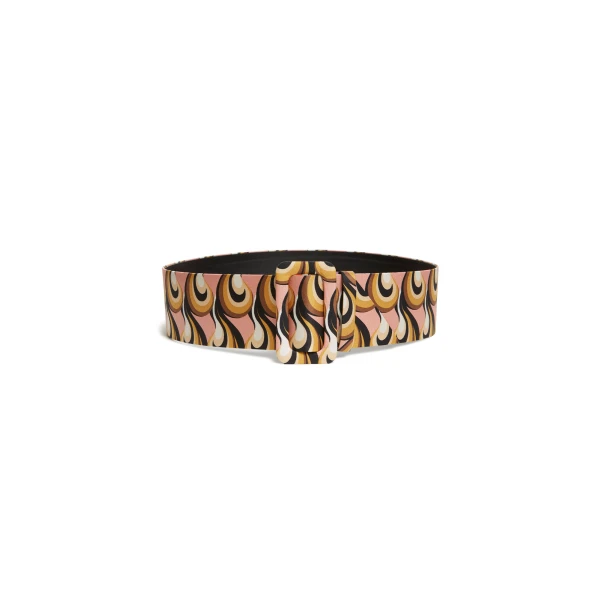 La DoubleJ Medium Belt in Melty Pink at Luxury Shoes 