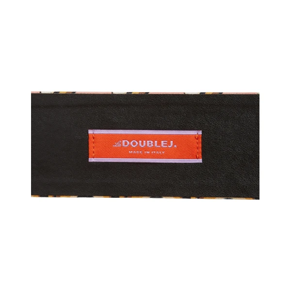 La DoubleJ Medium Belt in Melty Pink at Luxury Shoes 