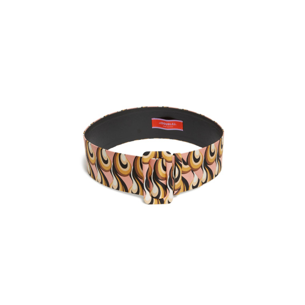 La DoubleJ Medium Belt in Melty Pink at Luxury Shoes 