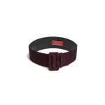 La DoubleJ Medium Belt in Pixel Blue at Luxury Shoes 