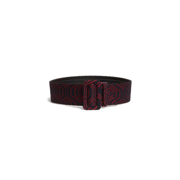 La DoubleJ Medium Belt in Pixel Blue at Luxury Shoes 