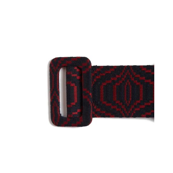 La DoubleJ Medium Belt in Pixel Blue at Luxury Shoes 