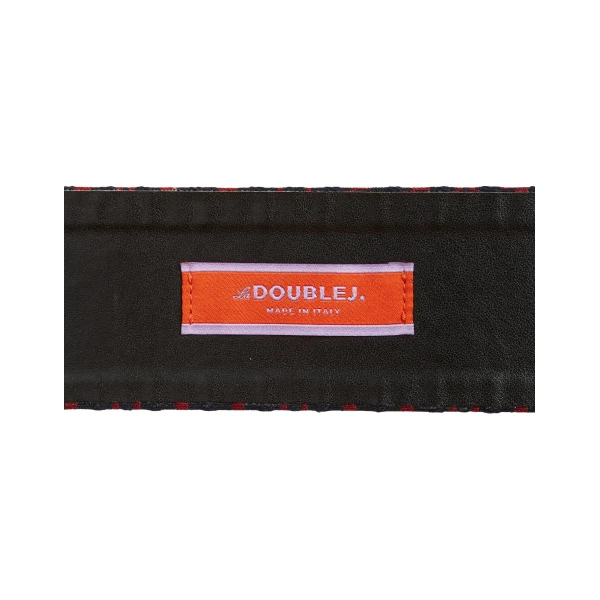 La DoubleJ Medium Belt in Pixel Blue at Luxury Shoes 